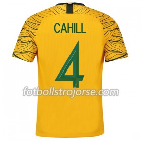 Australien Matchtröjor Cahill 4 Hemma Fotbollströja VM 2018